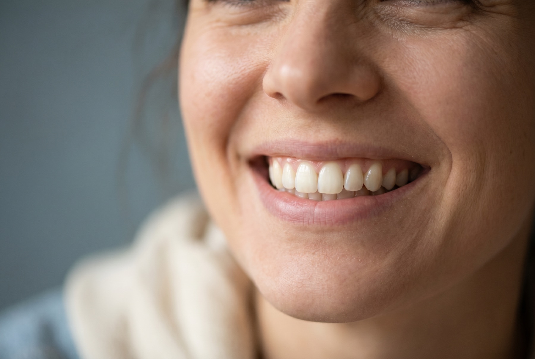 A natural, confident smile