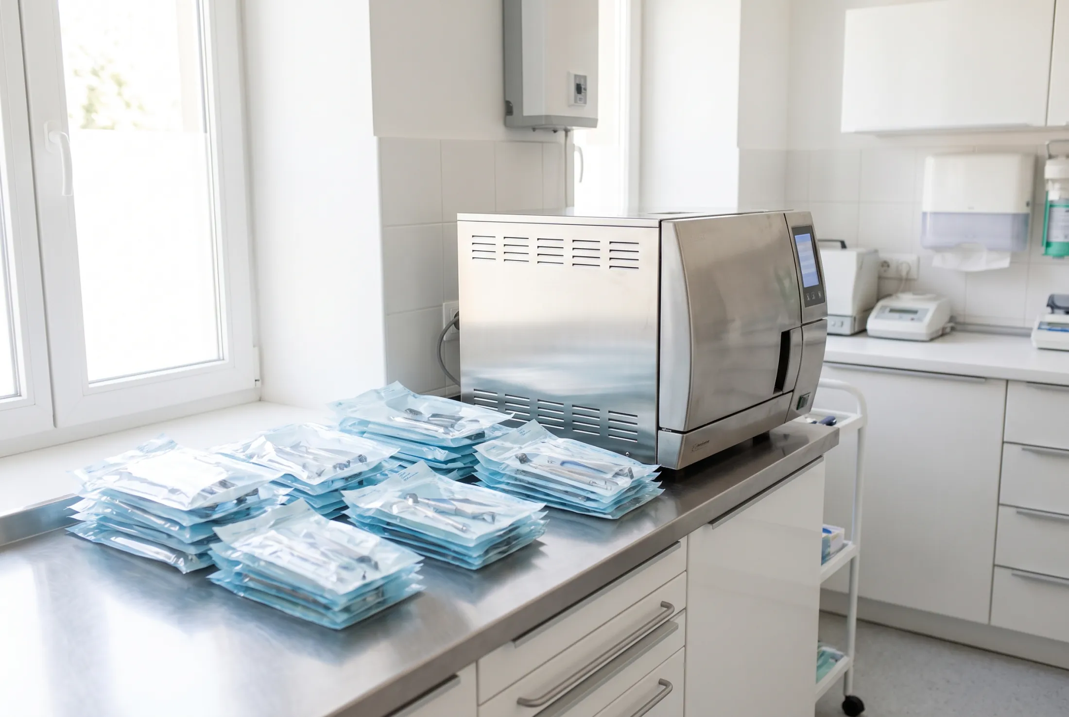 The sterilisation area