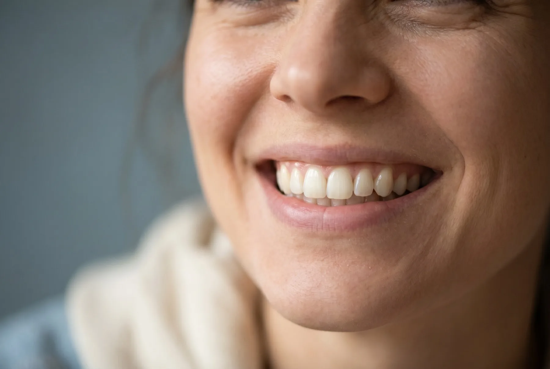 A natural, confident smile