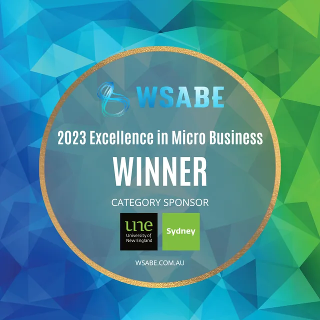 WSABE 2023 — Excellence in Micro Business, Winner